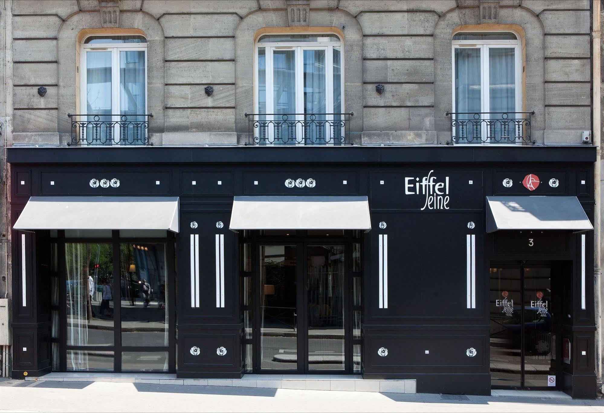 Hotel Eiffel Seine Paris Exteriör bild